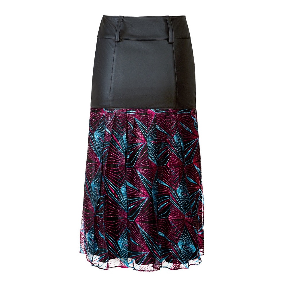 ROTTMAN NYC ‘Dazzling Revenge’ Midi Skirt - Picture 2 of 7